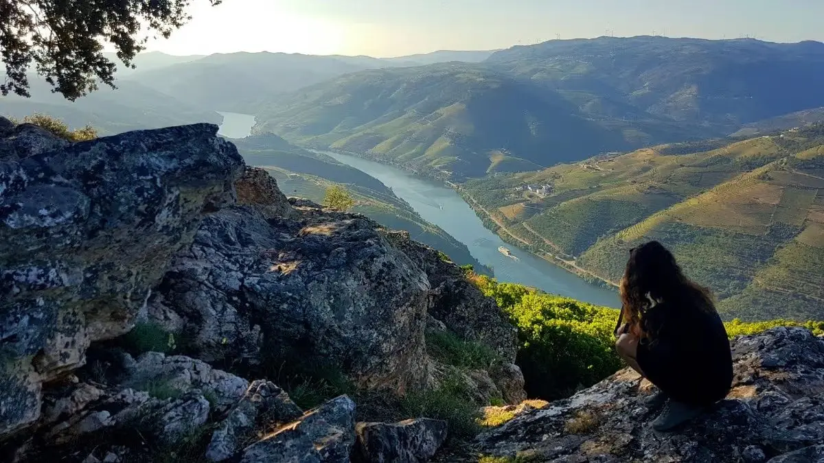 Douro riverboat near Régua on the wine tasting, farmhouse lunch, cruise and train tour of the Douro Valley
